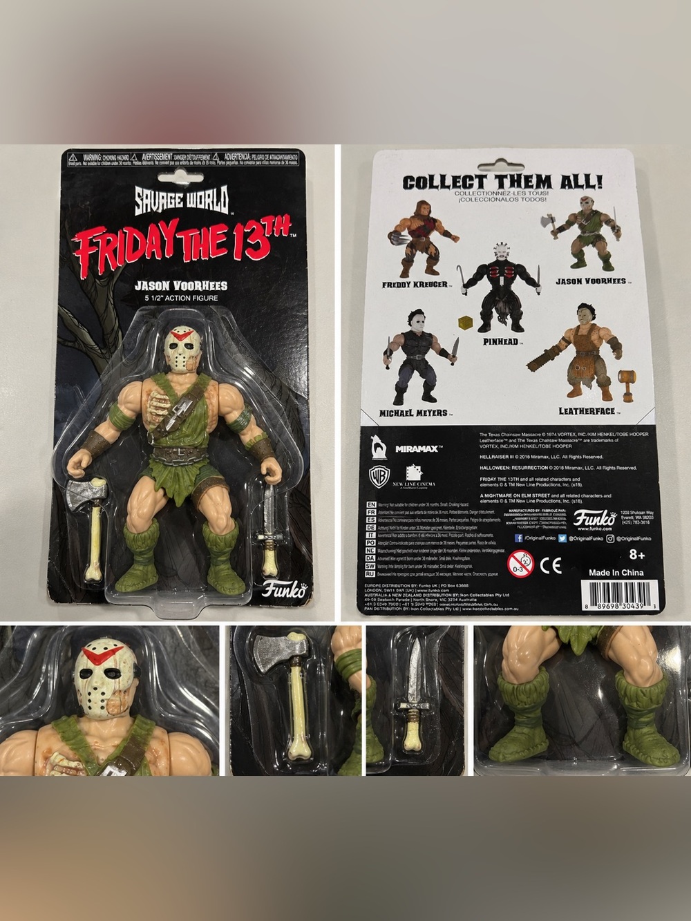 Friday the 13th Jason Voorhees Action Figure - Green